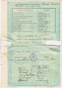 Зрелостно свидетелство от Пловдивска духовна семинария, 30 юни 1935 г.  - снимка 2